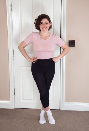 18 year old girl Nicole Ray showing off her tits and twat on golf course